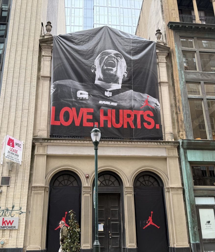 Hurts banner philly